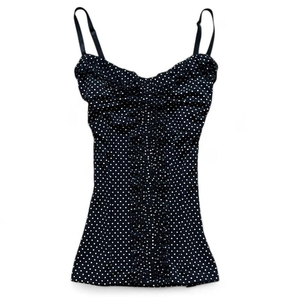 White-house-black-market Women's Black and Navy Vest